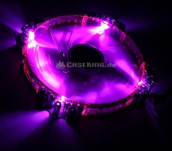 BitFenix Spectre Pro LED schwarz/violett, 200mm