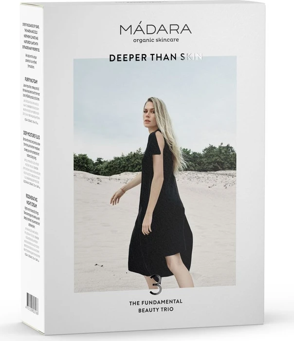 Madara Deeper Than Skin Creme 25ml + Fluid 25ml + Reinigungsschaum 150ml Geschenkset