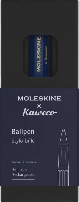 Moleskine x Kaweco 1.0mm Kugelschreiber saphirblau, Etui