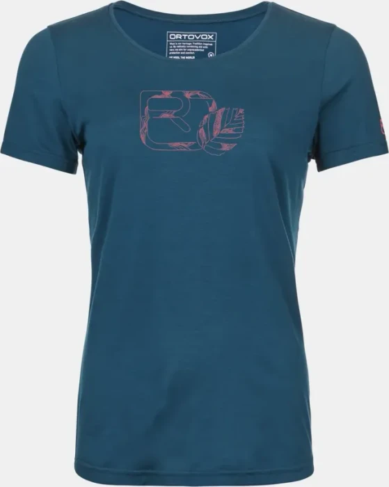 Ortovox 120 Cool Tec Leaf Logo Funktionsshirt kurzarm (Damen)