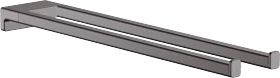 Hansgrohe AddStoris Handtuchhalter zweiarmig brushed black chrome