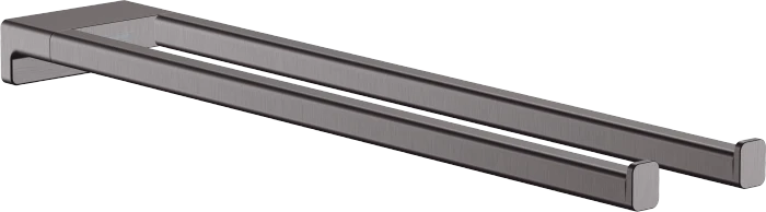 Hansgrohe AddStoris Handtuchhalter zweiarmig brushed black chrome