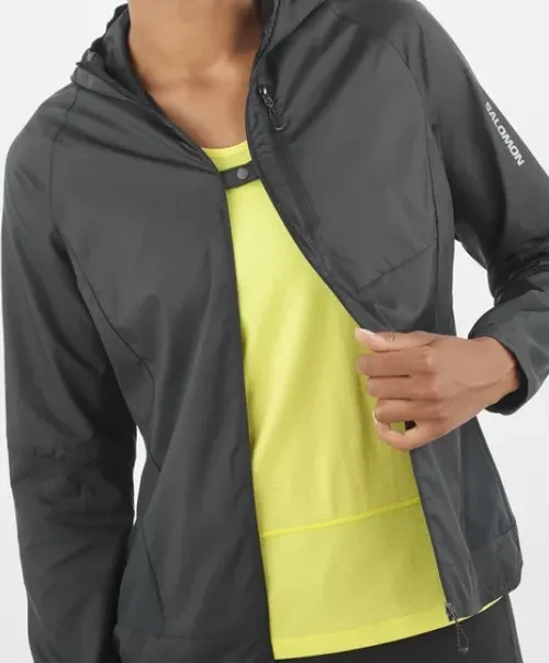 Salomon Bonatti Cross Wind Funktionsjacke deep black (Damen)