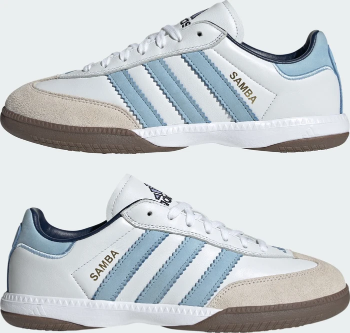 adidas Samba MN cloud white/clear sky/gum