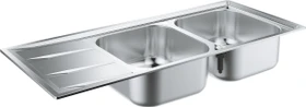 Grohe K400 80-S 116/50 2.0 rev Einbau Doppelspüle reversibel edelstahl
