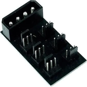 Phobya 4-Pin Molex auf 6x 3-Pin Splitter