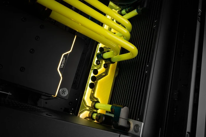 EK Water Blocks Quantum Line EK-Quantum Reflection² 7000D D5 PWM D-RGB, Verteilerplatte mit Pumpe, Acryl