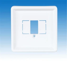 uniTEC MONTREAL Serie 502 Abdeckung für TAE-Anschlussdose, ultraweiß