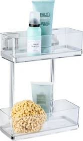 Wenko Vacuum-Loc Quadro Duschregal Edelstahl rostfrei