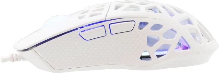 White Shark Caradoc Gaming Mouse, weiß, USB