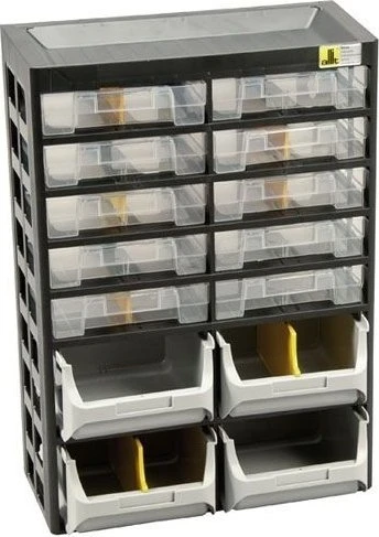 Allit VarioPlus Basic D21 Sortimentskasten schwarz