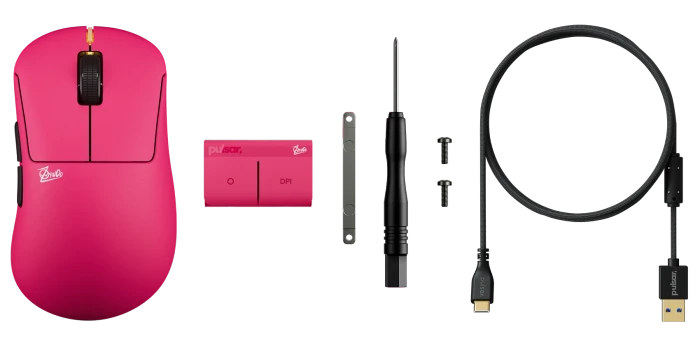 Pulsar Gaming Gears ZywOo The Chosen Gen.2 Medium Wireless Pink, USB
