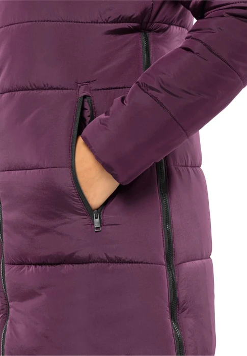 Jack Wolfskin Eisbach Funktionsmantel berry jam (Damen)