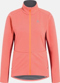 Odlo Markenes Funktionsjacke living coral/spiced apple (Damen)