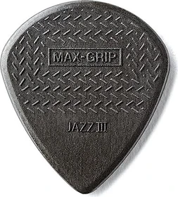 Dunlop Max-Grip Jazz III Carbon Fiber Pick, 24-Pack