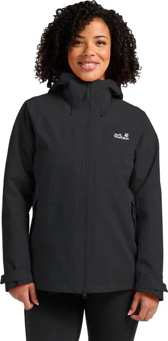 Jack Wolfskin Wild Places 3in1 Funktionsjacke schwarz (Damen)
