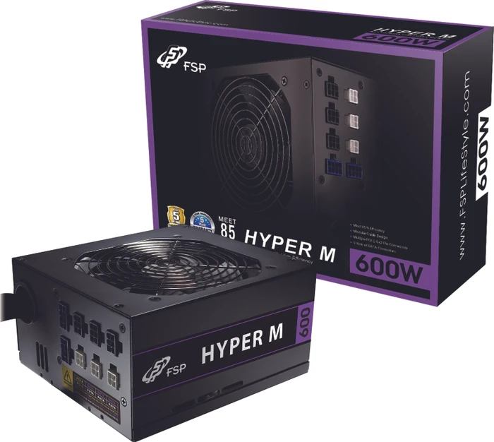 FSP Hyper M 600W, ATX 2.31