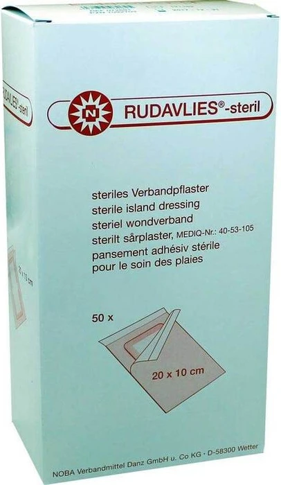 Nobamed Rudavlies steril, 10 x 20cm, 50 Stück