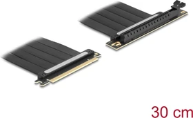 DeLOCK Riser Karte, gewinkelt, PCIe 4.0, 300mm