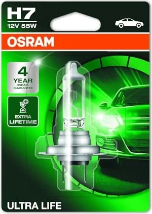 Osram Ultra Life H7 55W, 1er-Pack Blister