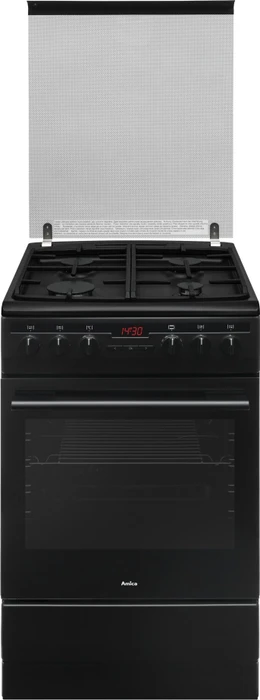 Amica SHEG 904 000 SM Elektroherd mit Gas-Kochfeld