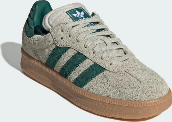 adidas Samba XLG putty grey/collegiate green/gum