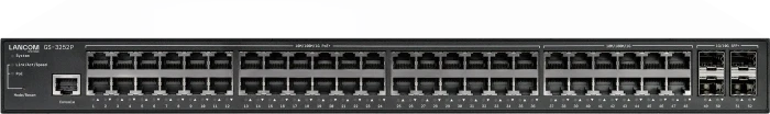 Lancom GS-3252 Rackmount Gigabit Managed Switch, 48x RJ-45, 4x SFP+, 340W PoE+