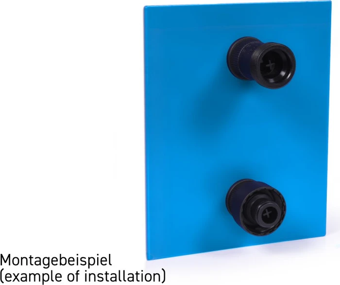 Alphacool HF Schnellverschluss Kupplung Set G1/4" IG/IG Schottverschraubung, schwarz