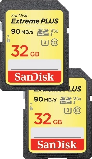 SanDisk Extreme PLUS, SD UHS-I U3, V30, Rev-WF