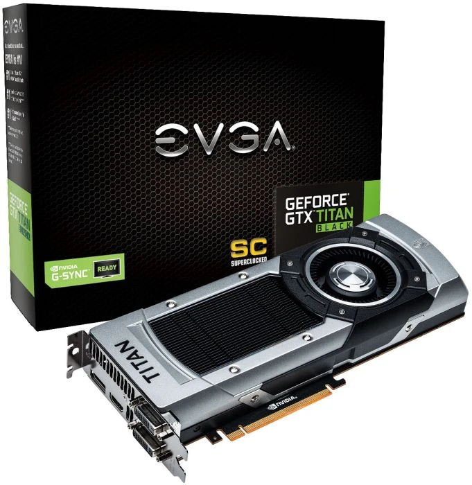 EVGA GeForce GTX Titan Black Superclocked, 6GB GDDR5, 2x DVI, HDMI, DP