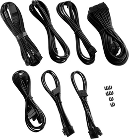 CableMod C-Series Pro ModMesh 12VHPWR Cable Kit for Corsair RM (Black Label), schwarz (CM-PCSR-16P3KIT-NKK-R)