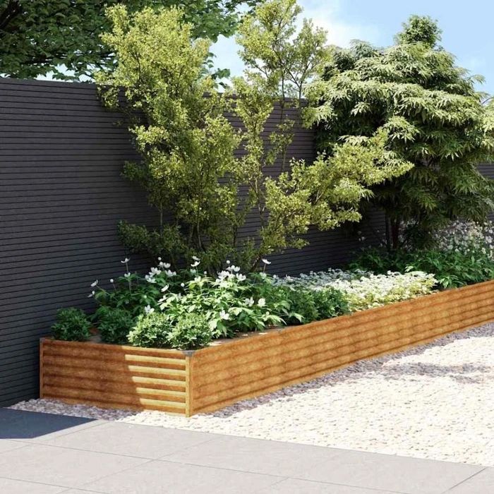 vidaXL Cortenstahl Hochbeet 770x100cm
