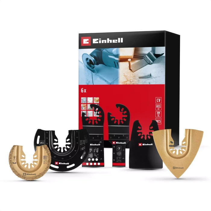 Einhell Zubehörset für Multifunktionswerkzeug, 6-tlg.