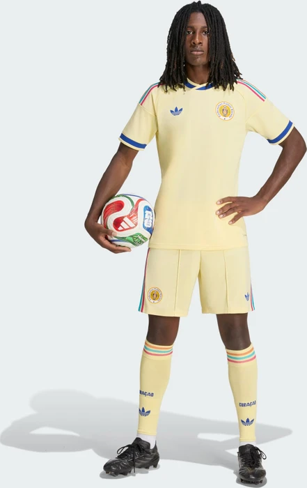 adidas FIFA WM 2026 Curacao Auswärtstrikot kurzarm almost yellow (Herren)