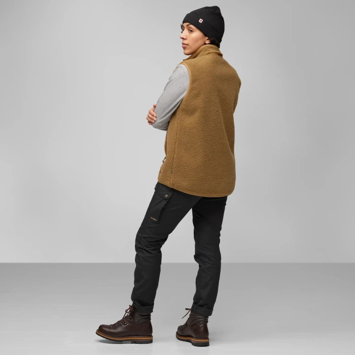 Fjällräven Vardag Pile Fleece Funktionsweste buckwheat brown (Damen)