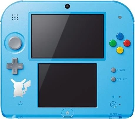 Nintendo 2DS Pokémon Sonne Bundle blau