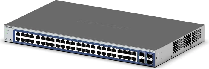 Netgear GS700 Rackmount Gigabit Smart Switch, 46x RJ-45, 2x SFP, 2x RJ-45/SFP