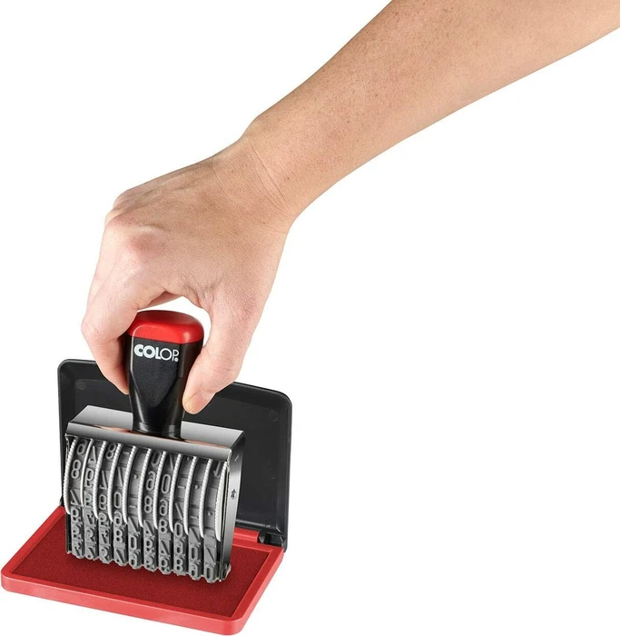 COLOP Kombibox Stempelkissen Set Micro 2 + Stempelfarbe 801, schwarz
