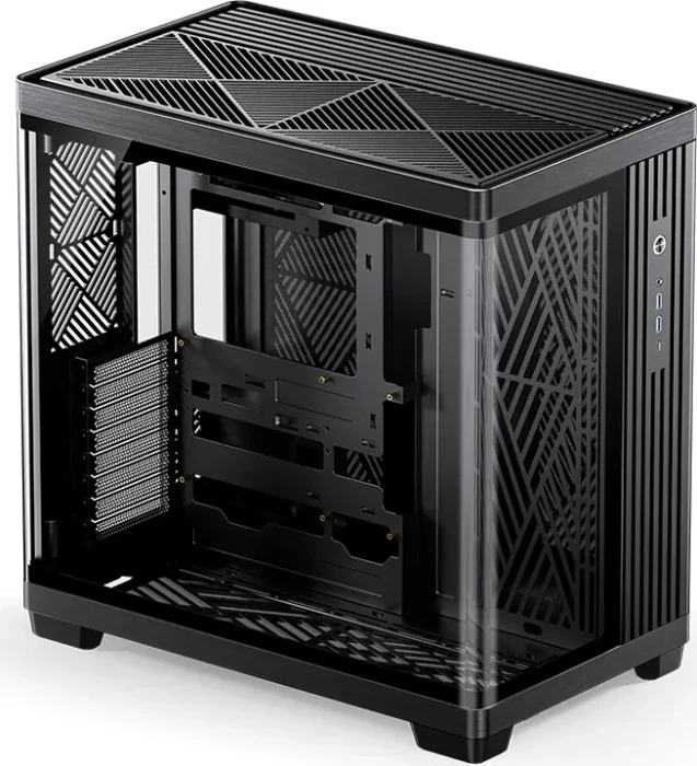 Jonsbo TK-4 Black, Glasfenster