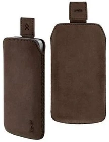 Artwizz Leather Pouch Nubuck für iPhone 4/4S braun