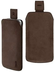 Artwizz Leather Pouch Nubuck für iPhone 4/4S braun