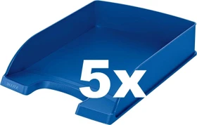 Leitz Plus Briefablage Standard, dunkelblau,    5er-Pack