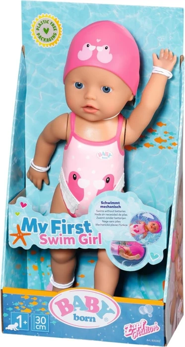 Zapf creation BABY born Puppe - My First Swim Girl 30cm