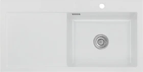 systemceram Mera 100 SL Einbau Becken rechts satin