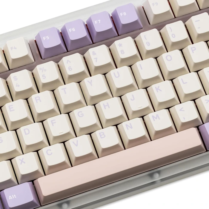 Wobkey Rainy 75 Pro Acrylic Limited Edition, transparent, LEDs RGB, Kailh Cocoa, USB/Bluetooth, US