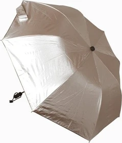 EuroSchirm Telescope Handsfree Schirm silver