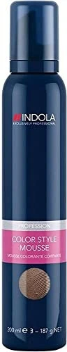 Indola Color Style Mousse temporäre Haarfarbe hellbraun, 200ml