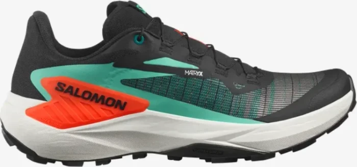 Salomon Genesis black/electric green/cherry tomato (Herren)