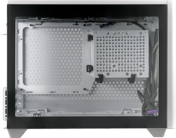 Cooler Master MasterBox NR200P, weiß, Glasfenster, Mini-ITX