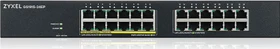 Zyxel GS1915 Desktop Gigabit Smart Switch, 24x RJ-45, 130W PoE+ (GS1915-24EP-EU0101F)